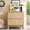 Natrual Oak, variant on Keywhat Lateral File Cabinets with 2 Drawers, Modern Large Filing Organization with Fluted Texture Design for Letter/Legal/A4 Size Files, Home Office, Dark Walnut