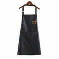 thumbnail image 4 of Premium Unisex Soft PU Leather Waist Apron - Waterproof & Oil-Resistant, Fashionable Design for Kitchen Cooking, Chef Work, and Daily Use with Storage Function, Red Color, 4 of 6