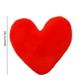 thumbnail image 3 of QTOCIO Throw Pillow Valentine's Day Short Plush Puffy Heart Shaped Decorative Cute Soft Pillow As A Gift For Children's Living Room And Sofa Home Decor 40cm Red, 3 of 5