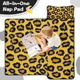 thumbnail image 4 of Yellow and Black Of Leopard Print Toddler Nap Mats for Kids Preschool,Sleeping Mat Bag or Kids,Toddler Sleeping Bag,Toddler Nap Mat or Daycare, 4 of 6