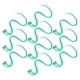 thumbnail image 4 of WORGEOUS Extensiones de cabello sintético con clip, resaltado de colores, 10 Uds. (verde), 4 of 8
