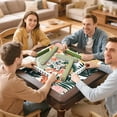 thumbnail image 5 of Stylish Boho Mahjong Mat Measuring 31.5 Inches Square Crafted from Rubber with Anti-Slip Properties and Noise Reducing Function for Cards Board Games, 5 of 5