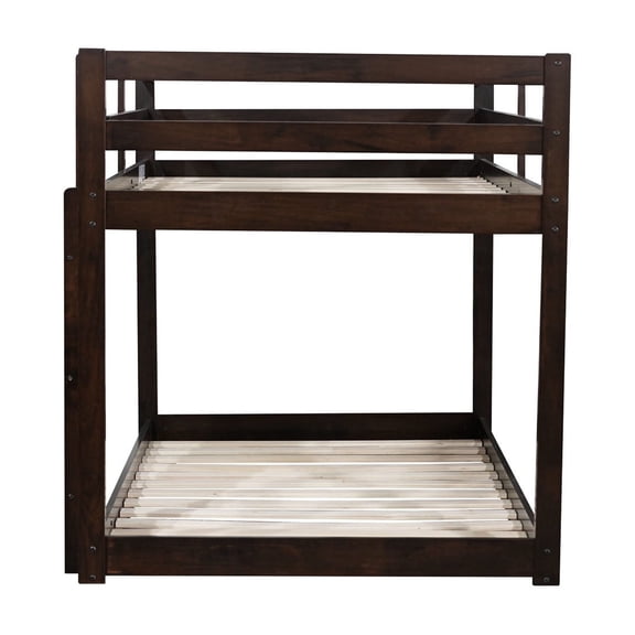 Low - height Loft Bed with Wide Ladder Steps | Comfortable Climbing, Suitable for All Ages