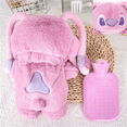 thumbnail image 4 of Angel Lotso Peluche Bolsa De Agua Caliente Para Cólicos Xtellar rosa, 4 of 4