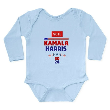 

CafePress - Kamala Harris - Long Sleeve Cotton Baby Bodysuit