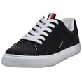 thumbnail image 1 of Zapatilla Tommy Hilfiger Lamiss de piel sintética negra para mujer, 1 of 7