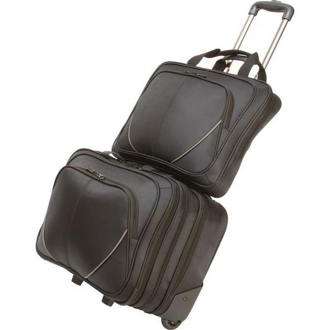 BNFUSA BCPOC2 Rolling Trolley Business & Overnight Bag With Laptop Bag