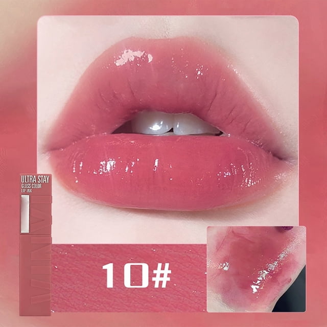 SIfdSeng Ensemble de Rouges à Lèvres Douze Couleurs Européen et Gloss à Base d'Eau Glaçage pour Lèvres Hydratant Couleur Glaçage pour Lèvres Rouge à Lèvres Dudu Lip Lip Gloss 4,2 ml Encre à Lèvres Rouge