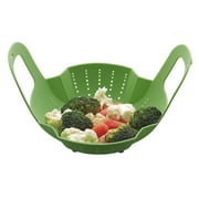 Instant Pot Steamer Basket Official Silicone Accessory, Compatible with 6-quart and 8-quart Cookers in Green