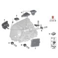 thumbnail image 5 of 1Pair Headlight Repair Bracket Mount Kits 63119477823 63119477824 for X1 X2 F39 F48 F49 2017-2022 1, 5 of 5