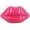 Pink, variant on Women's Acrylic Lip Shaped Evening Bags Purses Clutch Elegant Handbag