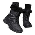thumbnail image 3 of Women's Boots - Winter Fashion Thickening Warm Lace Up Non Comfortable Footwear for Cold Weather, 3 of 9