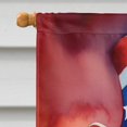 thumbnail image 2 of Black and Tan Coonhound Patriotic American House Flag 28 in x 40 in, 2 of 7
