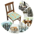 thumbnail image 7 of Gukieu Cute Duck Print Square Cushion Cover, Elastic Strap Chair Protector, Suitable for Family Restaurant, Hotel Banquet Decorations-Four Pieces, 7 of 7