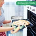 thumbnail image 2 of Yayeee Pot Holders Kitchen Heat Resistant with Pocket 7"x9.8" Cotton Oven Cooking Hot Pads, Green Stripes, 2 of 7