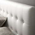 thumbnail image 6 of Modway Emily Full Upholstered Faux Leather and Wood Headboard in White, 6 of 9
