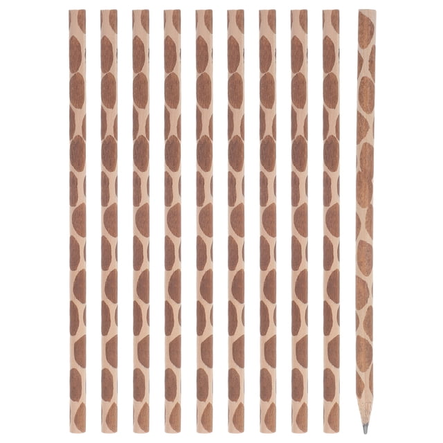 MOVTOTOP 10 Pcs Crayons Marron pour Fêtes d'Enfants et Récompenses Scolaires