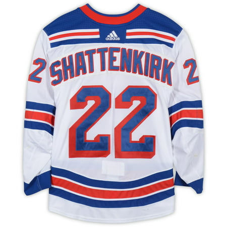 Kevin Shattenkirk New York Rangers Game-Used #22 White Jersey vs. Vegas Golden Knights on January 8, 2019 - 1994 Stanley Cup Anniversary Night - Size 56 - Fanatics Authentic