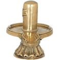 thumbnail image 2 of Exotic India Shiva-Lingam, A Picture of Shiva-Parvati's Oneness - Brass Statue, 2 of 2