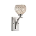 thumbnail image 4 of Woodbridge Lighting North Bay 1 Light Wall Sconce in Satin Nickel/Mosaic Mirror, 4 of 4