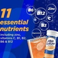 thumbnail image 4 of Alka-Seltzer Energy Boost: Caffeine & Guarana, B Vitamins, Supports Mental Alertness and Physical Energy, Daily Energy Supplement, Fizzy Tablets, Sugar-Free, Light Tropical Punch Flavor, 10ct, 4 of 6