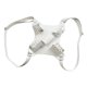 thumbnail image 4 of Cuchillo con doble correa de hombro y doble vaina de cuero PU, accesorio para disfraz blanco, 4 of 9
