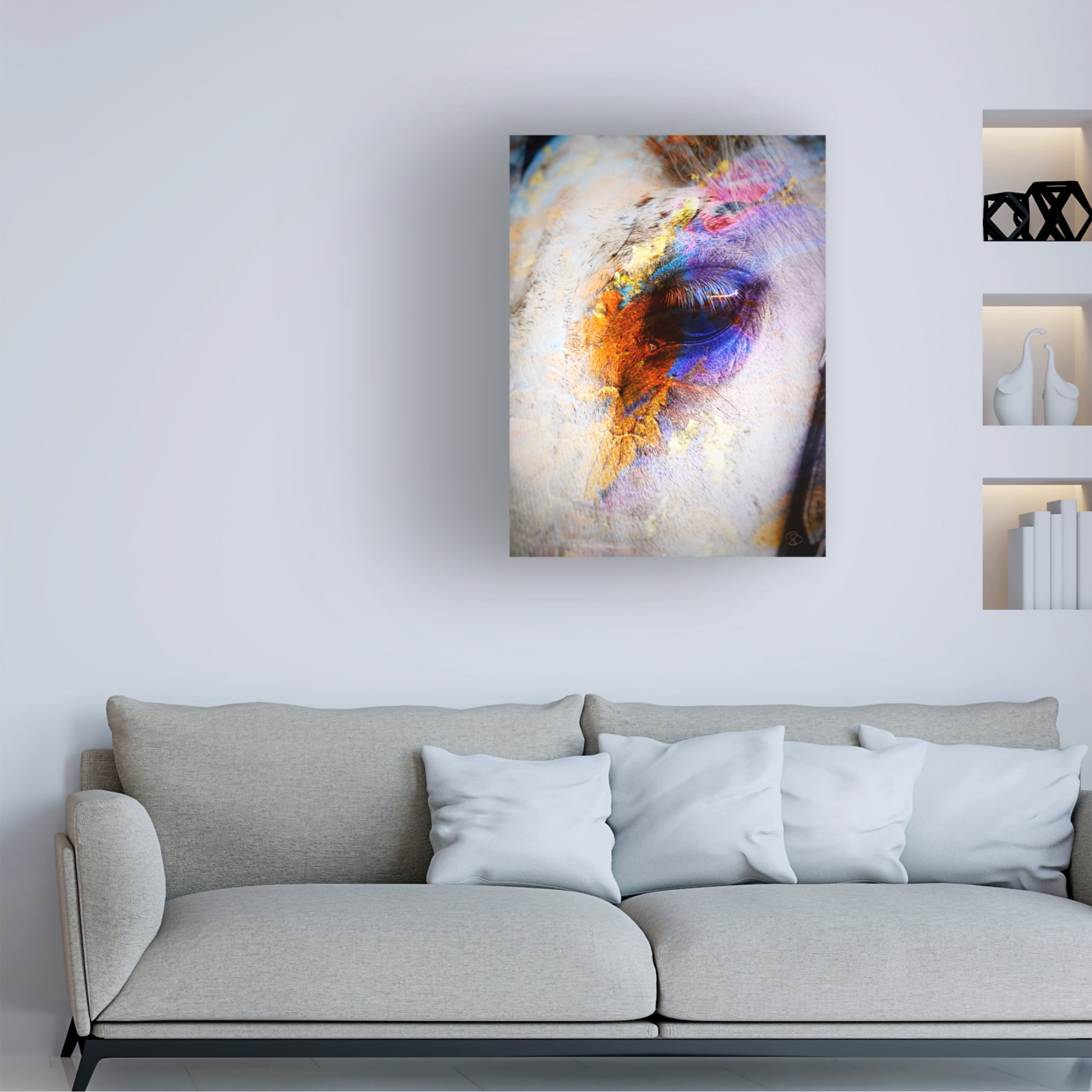 Trademark Fine Art Ruth Day Painted Horse Canvas Wall Art