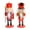 Style D, variant on 2 pieces Nutcracker Figures wood Xmas Classic Puppet Holiday Bookcase Decoration Ornament Style B