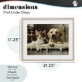 thumbnail image 3 of Bath Buddies Cat & Dog Birch Framed Print Under Glass, design by Shawna Stewart, 3 of 10