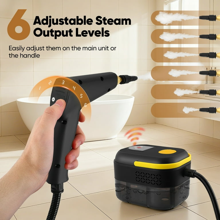 ALILYY Handheld Steam Cleaner for Home,Steamer for Cleaning,47.3oz