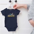 thumbnail image 5 of Popeye Ahoy Traditional Tattoo Font Romper Boys or Girls Infant Baby Brisco Brands 12M, 5 of 6