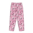 thumbnail image 5 of Naloa Cartoon Poodle Dog Print Women’s Ultra-Soft Comfy Pajama Lounge Pants with Pockets & Drawstring, 5 of 8