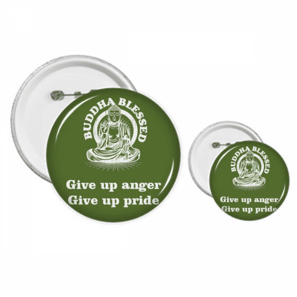 Anger Pride Possession Restraint Pins Badge Button Design Kit Craft Sets