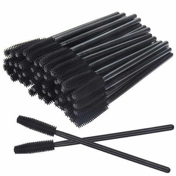 100pcs Silicone Mascara Wands Disposable Eyelash Brushes Wand for Extension Makeup Brush Tool Bulk