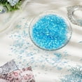 thumbnail image 5 of 90g Deep Sky Blue Bingsu Beads 5.5mm Long Straw Tube Beads Iridescent Crispy Bingsu Beads Lightweight Bingsu Beads Glitter Bingsu Beads for Crunchy Slime Vase Filling DIY Craft Supplies, 5 of 8