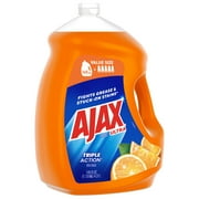 Ajax Ultra Triple Action Dishwashing Liquid Dish Soap, Orange Scent, 145 Fluid Ounce