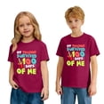 thumbnail image 2 of YUEHUA Funny School Boys Girls Kids Gift 100 Days of School Short Sleeve T-Shirt, 2 of 7