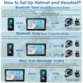 thumbnail image 2 of Carpuride Motocicleta Carplay Screen con Soporte BM05 Wireless Android Auto, Pantalla Táctil Impermeable de 7", Bluetooth Dual, Controlador con Cable, Navi (W702S Pro), 2 of 11