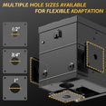 thumbnail image 5 of TOOLIOM NEMA TT-30R RV Plug, RV Electrical Panel For Weatherproof, Lockable Outlet Box, 5 of 7