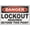 Warning Sign 3, variant on Danger Lockouttagout Required Before Opening Sign 8"x12", Aluminum Tin Warning Signs for Home Outdoor Garden, Durable Safety Sign for Industrial