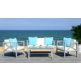 thumbnail image 2 of Safavieh Nunzio 4 Piece Outdoor Set with Accent Pillows, 2 of 10
