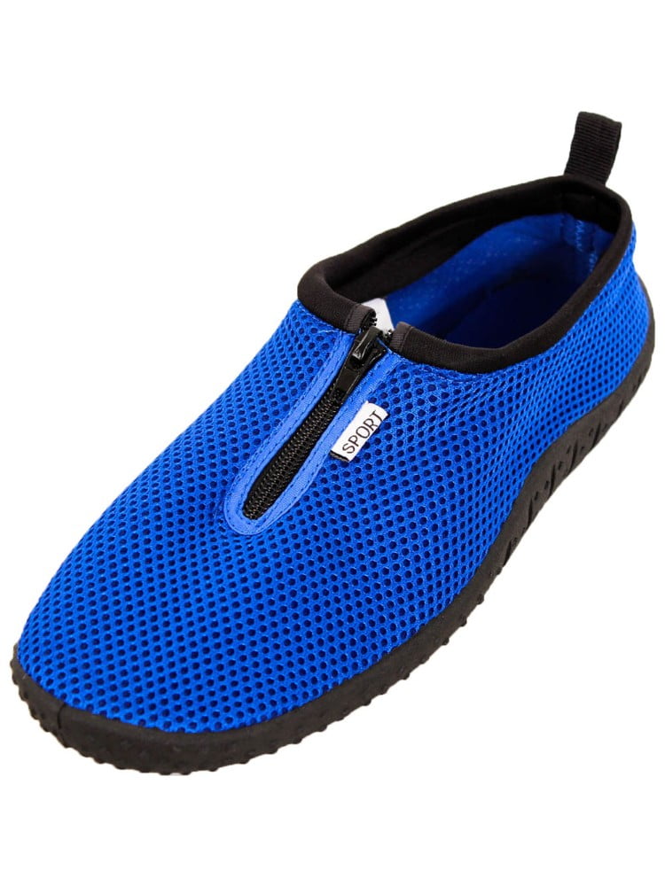 Air Balance Men's Aqua Shoe Water Shoes Size 13 & 14 Black Blue & Gray