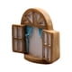 thumbnail image 4 of Mini ventana de hadas, escultura de resina, figuritas artesanales, artes pintadas a mano para jardín de hadas, accesorio de Micro paisaje Redondo shamjiam ventana de hadas, 4 of 8