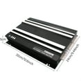 thumbnail image 6 of 5800 Watt 4 Channel 12V Car Amplifer Car Power Amplifier Car Amplifier for Cars Amplifier Subwoofer ,Bass & Treble Control, 6 of 6
