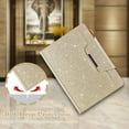 thumbnail image 6 of Case for New iPad 9.7" 2018 2017/ iPad Pro 9.7"/ iPad Air 2 1,Allytech Glitter [Auto Wake/Sleep] Sparkly Bling PU Leather Folio Flip Stand Universal Wallet Cover for Apple iPad 9.7-inch Tablet,Gold, 6 of 8