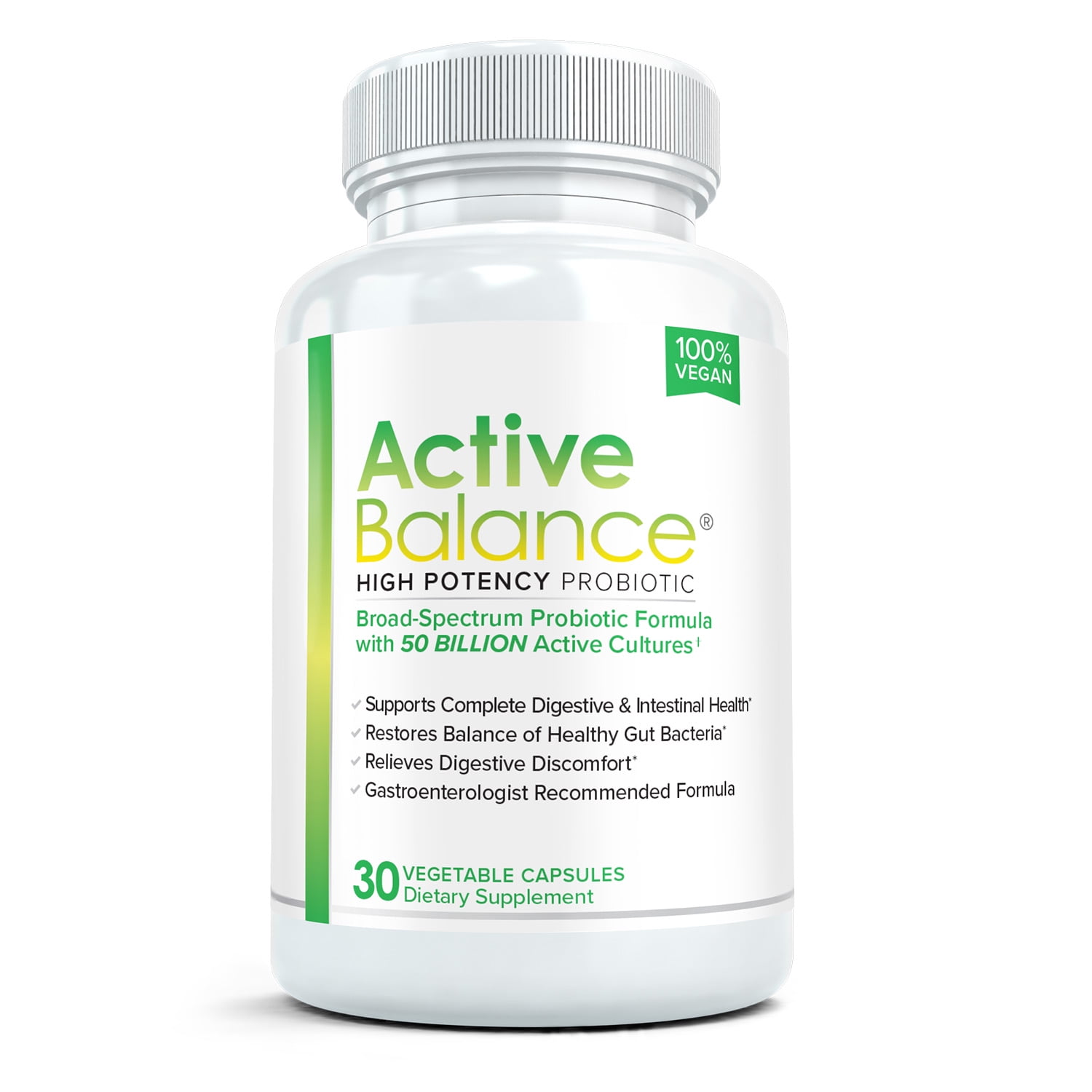 Active Balance High Potency Probiotic Probiotic with Acidophilus, 50