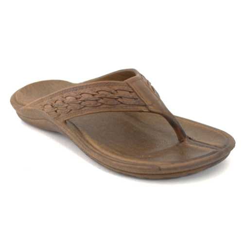Pali Hawaii Jandals - Pali Hawaii Unisex PH 198 Thong Sandal-Brown-Size 10 - Walmart.com 