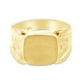 thumbnail image 2 of AFFY 14K Yellow Gold Plated 925 Sterling Silver Protector Signet Ring, Ring Size 7, 2 of 3