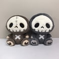 thumbnail image 3 of Halloween Skeleton Plush Doll, Lifelike Brown Skeleton Stuffed Toy, Perfect Decor For Halloween Parties And Spooky Themed Displays, 3 of 8
