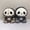 A+B, variant on Halloween Skeleton Sloth Plush Doll, 20cm Gothic Skull Stuffed Ornament, Soft Fluffy Spooky Themed Decor Toy For Halloween Party Layout & Holiday Gifting